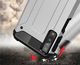 Hurtel Hybrid Armor pancerne hybrydowe etui pokrowiec Samsung Galaxy A7 2018 A750 srebrny uniwersalny 2