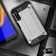 Hurtel Hybrid Armor pancerne hybrydowe etui pokrowiec Samsung Galaxy A7 2018 A750 srebrny uniwersalny 3