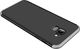Hurtel 360 Protection etui na całą obudowę przód + tył Samsung Galaxy A8 2018 A530 czarno-srebrny uniwersalny 3