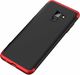 Hurtel 360 Protection etui na całą obudowę przód + tył Samsung Galaxy A8 2018 A530 czarno-srebrny uniwersalny 6