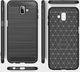 Hurtel Carbon Case elastyczne etui pokrowiec Samsung Galaxy J6 Plus 2018 J610 czarny uniwersalny 5