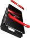 Hurtel 360 Protection etui na całą obudowę przód + tył Huawei Mate 20 czarno-czerwony uniwersalny 5