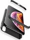 Hurtel 360 Protection etui na całą obudowę przód + tył iPhone XR czarny (logo hole) uniwersalny 5