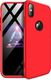 Hurtel 360 Protection etui na całą obudowę przód + tył iPhone XR czerwony (logo hole) uniwersalny 1