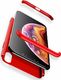 Hurtel 360 Protection etui na całą obudowę przód + tył iPhone XR czerwony (logo hole) uniwersalny 3