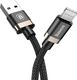 Kabel USB Baseus Golden Belt wytrzymały pleciony kabel przewód USB Lightning 2A złoty uniwersalny 2