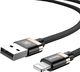 Kabel USB Baseus Golden Belt wytrzymały pleciony kabel przewód USB Lightning 2A złoty uniwersalny 3