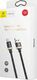 Kabel USB Baseus Golden Belt wytrzymały pleciony kabel przewód USB Lightning 2A złoty uniwersalny 9