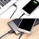 Kabel USB Remax Full Speed Cable RC-001i płaski kabel USB / Lightning 2M 2.4A czarny uniwersalny 2