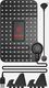 Remax REMAX uchwyt samochodowy z kablem magnetycznym USB Lightning czarny uniwersalny 5