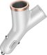 Ładowarka Baseus Baseus Y Type Car Charger ładowarka samochodowa 2x USB + gniazdo zapalniczki 3.4A biały (CCALL-YX02) uniwersalny 4