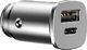 Ładowarka Baseus Baseus Square PPS inteligentna ładowarka samochodowa z portami USB Quick Charge 4.0 QC 4.0 i USB-C PD 3.0 SCP srebrny (CCALL-AS0S) uniwersalny 2