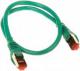 InLine Patchcord, Cat.6, S/FTP, 0.5m, zielony (76450G) 3