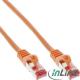 InLine Patchcord, Cat.6, S/FTP, 1m, pomarańczowy (76411O) 1