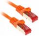 InLine Patchcord, Cat.6, S/FTP, 1m, pomarańczowy (76411O) 2