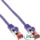 InLine Patchcord, Cat.6, S/FTP, 3m, fioletowy (76405P) 1
