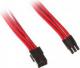 SilverStone PCIe 6-pin - PCIe 6-pin, 0.25m, Czerwony (SSTPP07IDE6R) 1