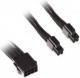 SilverStone ATX/EPS 8-pin - ATX/EPS 8-pin, 0.3m, Czarny (SSTPP07EPS8B) 1