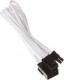 SilverStone PCIe 8-pin - PCIe 8-pin, 0.25m, Czarno-biały (SSTPP07PCIW) 1
