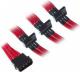 SilverStone Molex - SATA, 0.3m, Czerwony (SSTPP07BTSR) 1