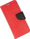 Etui Fancy P9 Lite Mini czerwono-czarne 5