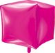 Party Deco Balon foliowy Sześcian, ciemny różowy, 35x35x35cm uniwersalny 1