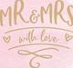Party Deco Serwetki papierowe Mr & Mrs, 33x33cm uniwersalny 1