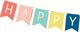 Party Deco Baner urodzinowy, Happy Birthday, mix, 175 cm uniwersalny 1