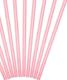 Party Deco Słomki papierowe do picia, jasnoróżowe, 19,5 cm, 10 szt. uniwersalny 1