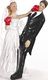 Party Deco Figurka na tort weselny, Para Młoda, boks, 14cm uniwersalny 2
