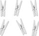 Party Deco Klamerki drewniane mini, białe, 3 cm, 20 szt. 1