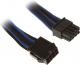BitFenix ATX/EPS 8-pin - ATX/EPS 8-pin, 0.45m, Niebieski (BFAMSC8EPS45BKKRP) 1