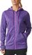 Adidas Bluza damska Ti Fleece Fz fioletowa r. S (AY7622) 2