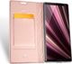 Dux Ducis Skin Pro etui pokrowiec z klapką Sony Xperia XA3 różowy uniwersalny 3