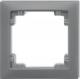 Karlik Ramka Deco Soft uniwersalna pojedyncza z tworzywa szary mat (27DRSO-1) 1