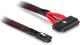 Delock SFF 8087 - SFF 8484, 0.5m, Czerwony (83056) 1