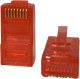 NetRack GoldMax Wtyk 50U RJ45 UTP linka Cat.5e czerwony 100szt. (105-50RGM) 1