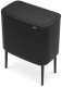 Kosz na śmieci Brabantia Kosz 33L (3x11) BO touch bin - MATT BLACK BRB 2
