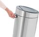 Kosz na śmieci Brabantia na przycisk 30L srebrny (115349) 4