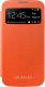 Samsung Etui I9500 S-View Orange (EF-CI950BOEGWW) 1