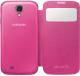 Samsung Etui I9500 S-View Pink (EF-CI950BPEGWW) 1