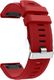 Alogy Gumowy pasek sportowy Alogy do Garmin Fenix 5/ 5 Plus czerwony uniwersalny 3