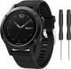 Alogy Gumowy pasek sportowy do Garmin Fenix 5/ 5 Plus czarny uniwersalny 1