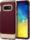 Spigen Nakładka Neo Hybrid do Samsung Galaxy S10e bordowo-srebrna 1