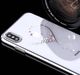 Kingxbar Kingxbar Wish Series etui ozdobione oryginalnymi Kryształami Swarovskiego iPhone XS / X złoty uniwersalny 9