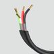 Kabel USB Proda Proda Fons Series PD-B18m płaski kabel USB / micro USB 2.1A 1M czarny uniwersalny 7