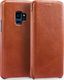 moVear Eleganckie Etui Samsung S9 SKÓRA z klapką Brązowy Galaxy G960F MOVEAR Standard 1