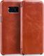 moVear Etui z klapką na Samsung S8 PLUS Brązowa SKÓRA Futerał Galaxy G955F Standard 1