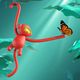 Baseus Baseus Car Mount Holder Monkey Shaped red uniwersalny 7