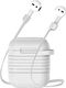 Baseus Etui ochronne do AirPods + Strap białe 2